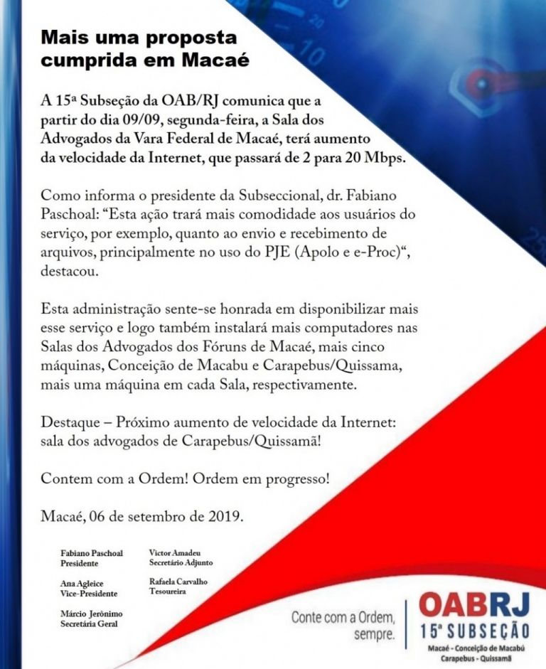 Mais uma conquista!