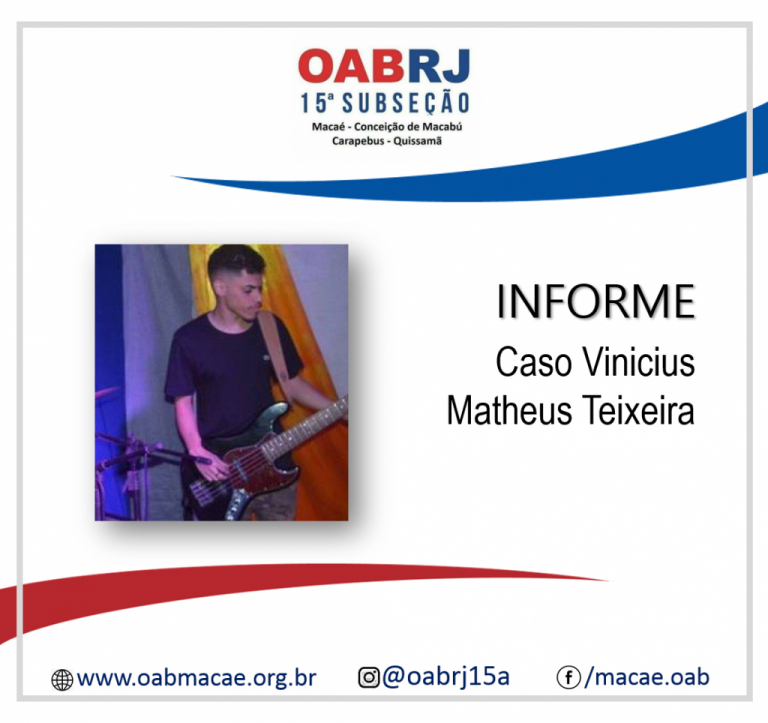 Caso Vinicius Matheus Teixeira