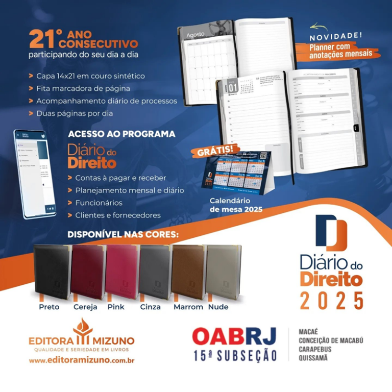 Nossas agendas já estão disponíveis!