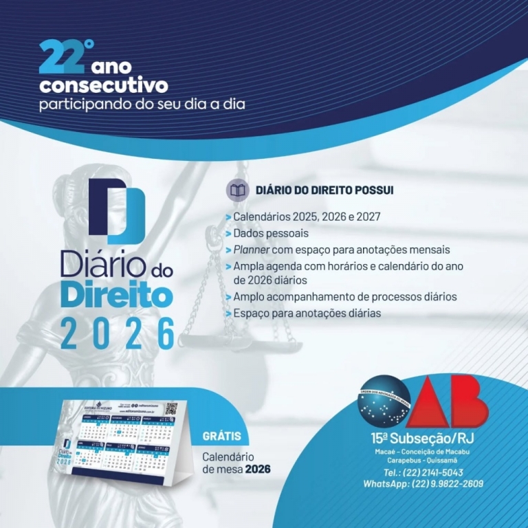 AGENDA JURÍDICA 2026