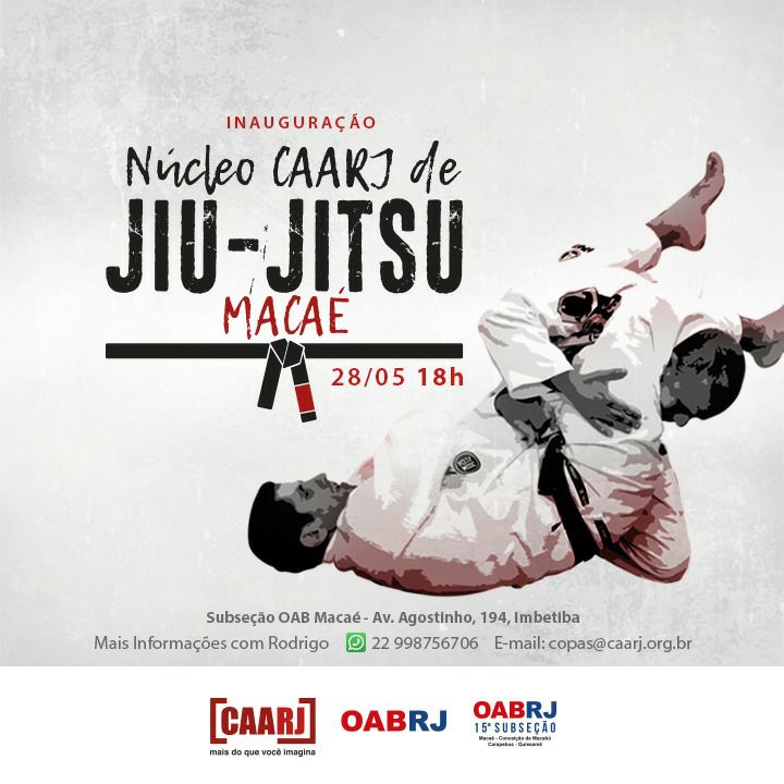 Mais uma conquista: aulas gratuitas de Jiu-Jitsu na sede da 15ª Subseção da OAB/RJ