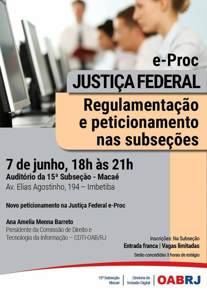 Palestra E-Proc Justiça Federal