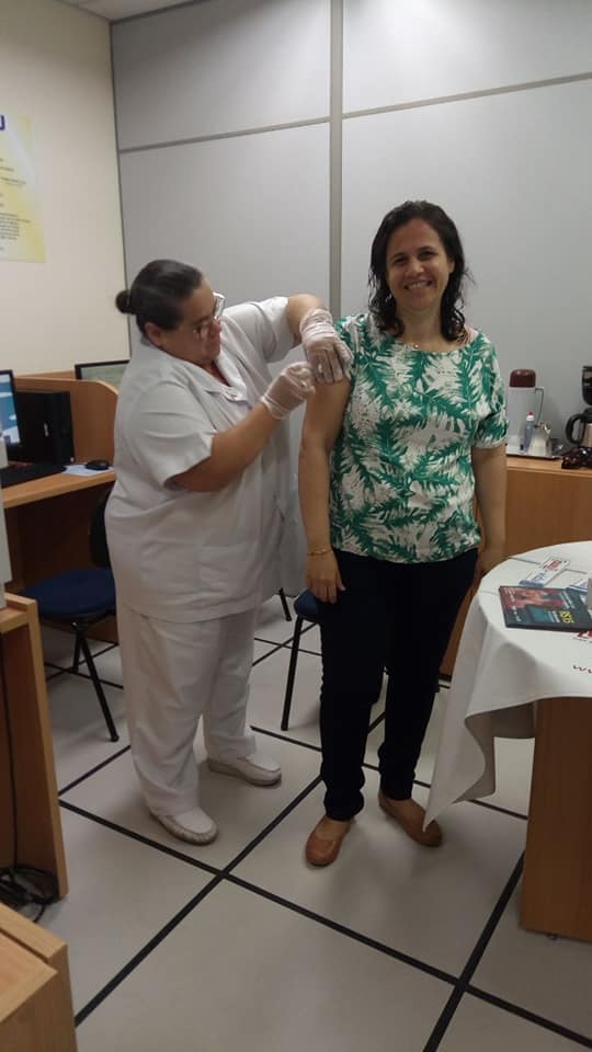 Campanha de vacinação contra Febre Amarela e Gripe realizada dia 24/05