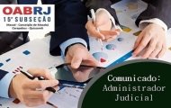 Comunicado: Administrador Judicial