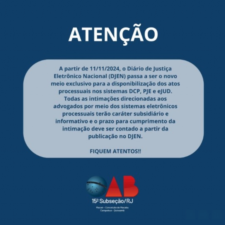 ATENÇÃO!!