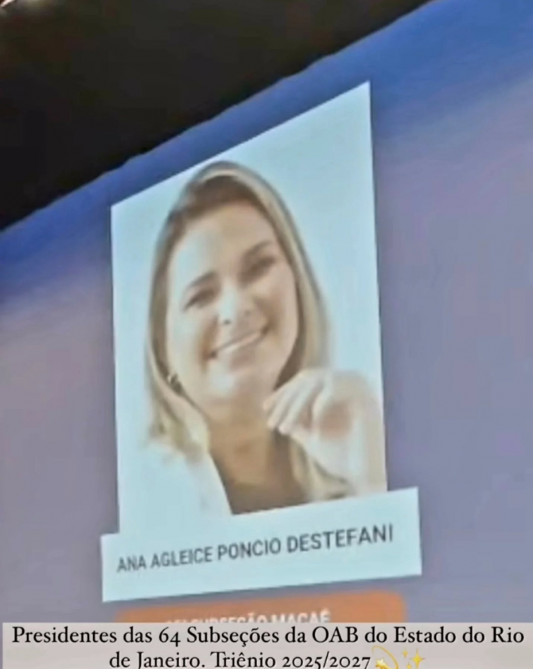 15ª Subseção OABRJ: Dra. Ana Agleice Poncio Destefani assume presidência em cerimônia solene