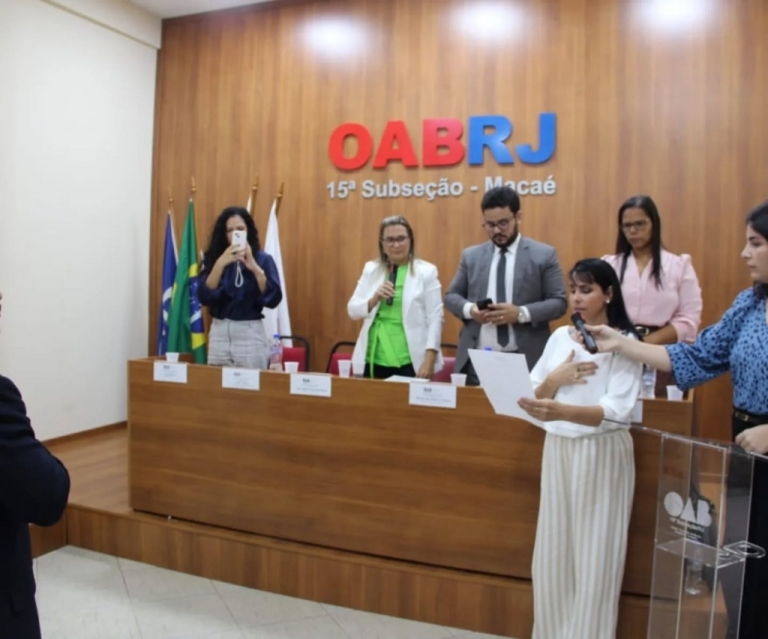  Entrega de Carteiras e Nomeação da Nova Presidente da OAB Jovem  15ª Subseção OABRJ
