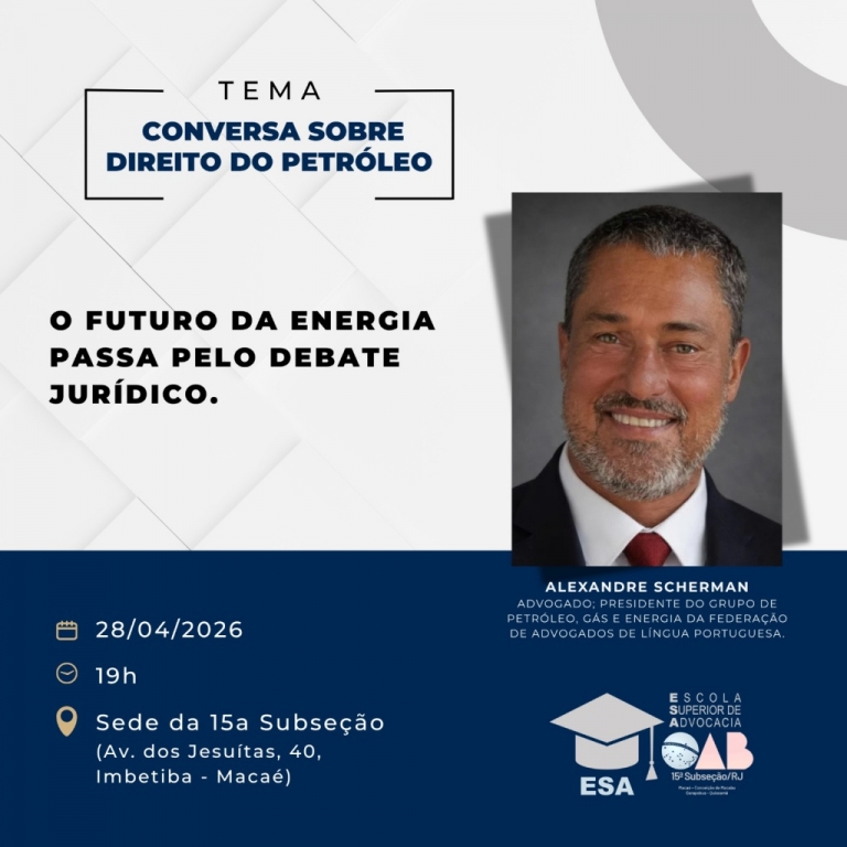Conversa sobre Direito do Petróleo