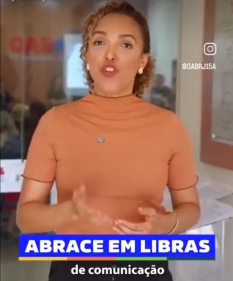 A acessibilidade também começa quando a comunicação inclui todo mundo.