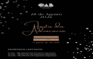 Convite Especial  Festa da Advocacia